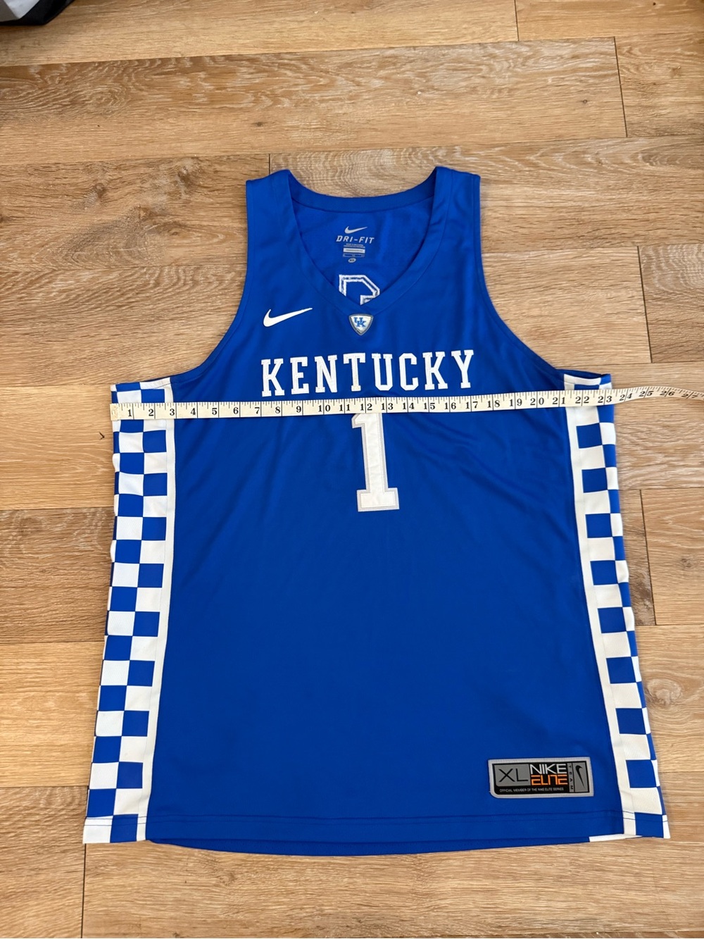 Nike Royal Blue Kentucky Basketball Jersey #1